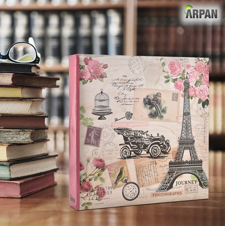image 1 of ARPAN Large 3-Ring Binder Photo Album Holds 500 Photos 6x4" (10x15cm) – Slip In Pocket Picture Album for Wedding, Baby, Birthday, Family & Travel Memories