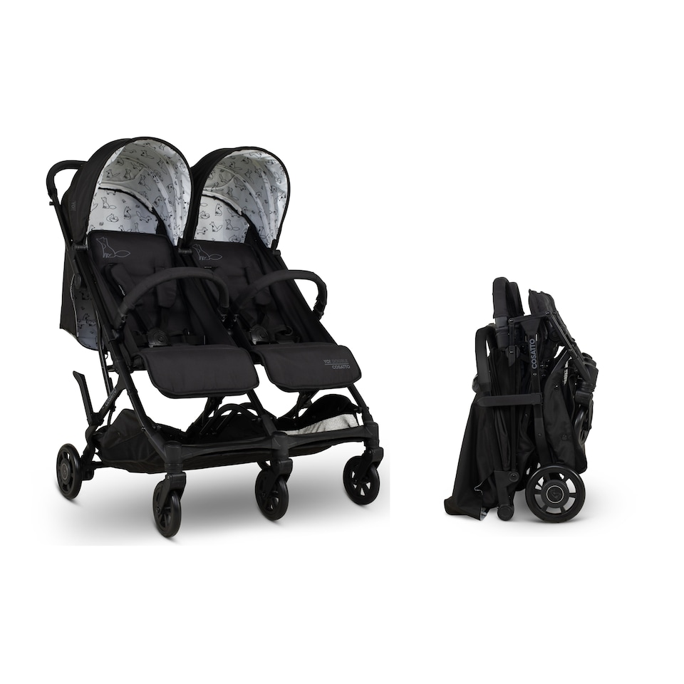 image 1 of Cosatto Yo Double Pushchair Twin Stroller Birth to 22kg