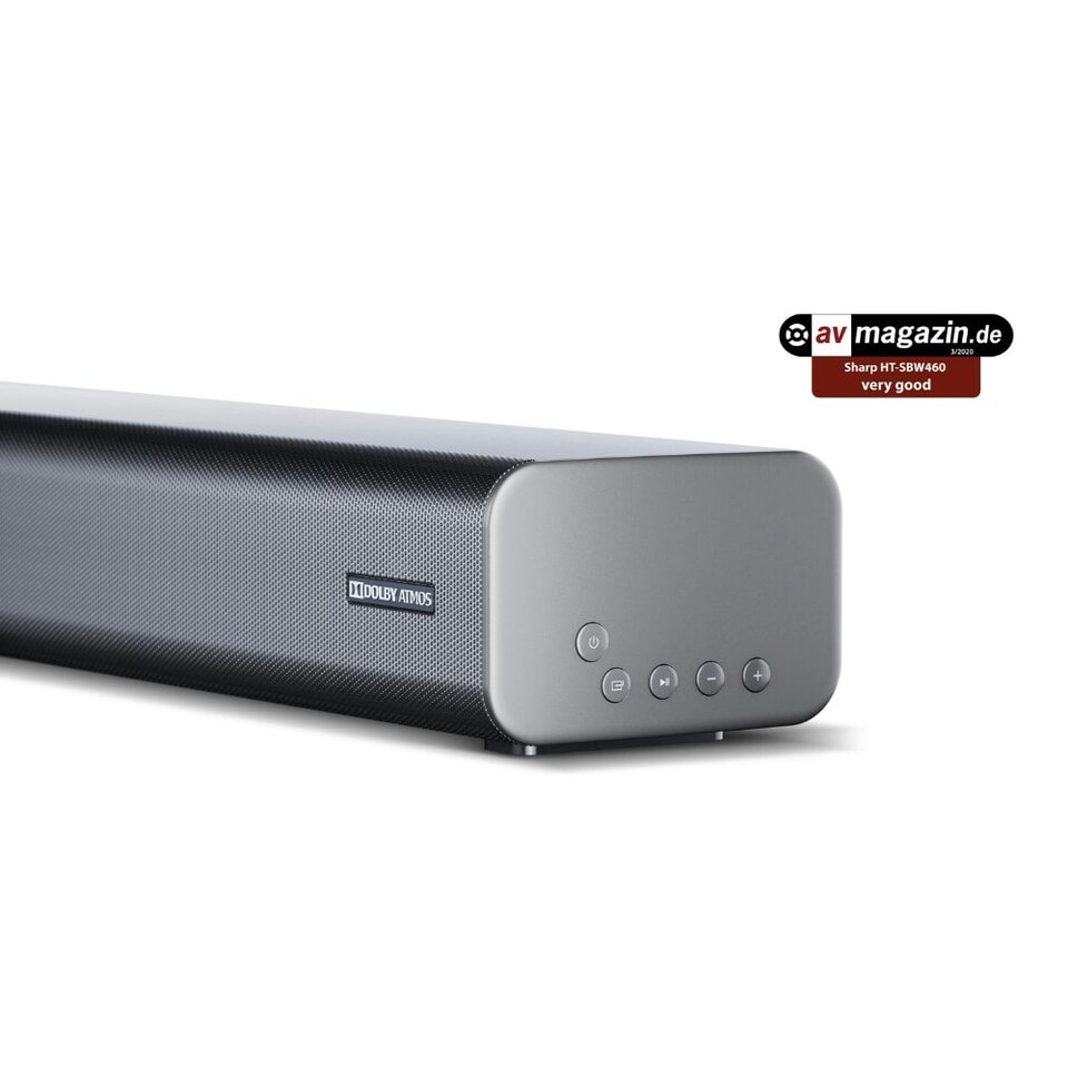 image 1 of SHARP HT-SBW460 3.1 440W Dolby Atmos Soundbar with Subwoofer