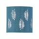 image 2 of Fern - Teal Cut Out 15.5cm Table Lamp Shade | Green | Silver | Small | 1