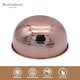 image 5 of Buckingham Salad / Mixing Bowl Stainless Steel with hammered  & copper finish 7.2 Litre / 30 cm