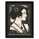 image 1 of Richard Roland Holst Framed Wall Art Woman Stained Glass Sketch Portrait