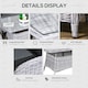 image 5 of Outsunny 4 PCs Outdoor Rattan Sofa Set, Wicker Sectional Sofa Set Mixed Grey