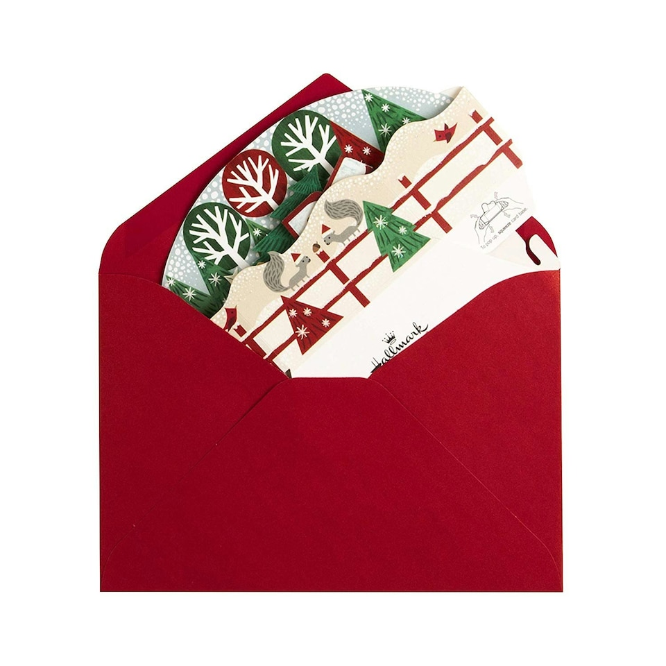 image 1 of Pop-Up 3D Christmas Card Paper Wonder Christmas Car Design