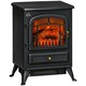 image 1 of HOMCOM Fireplace Stove Heater Log Burning Flame Electric 950/1850W Living Room