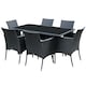 image 1 of Outsunny 7pc Outsunny Outdoor Dining Rattan Garden Furniture Set