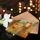 image 4 of Rainbow Boho Hippie Horse in Sunflower Field Birthday Card