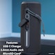 image 6 of HYE 40W Portable Bluetooth Speaker IPX6 Waterproof 10Hr Battery Life - Black PS20