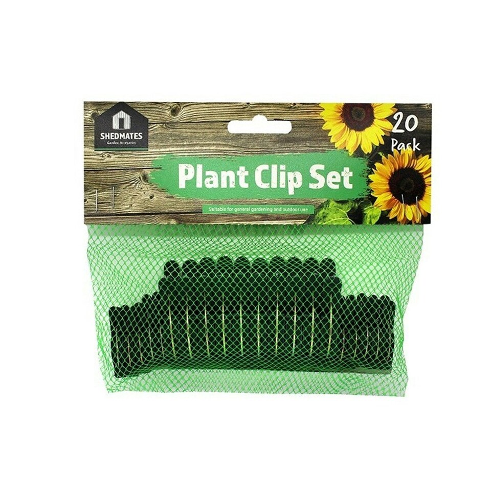 Kingfisher Plant Clip Set Assorted 20pk - One Colour - One Size