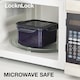 image 3 of LocknLock Square Food Storage Container Airtight Lid BPA Free Leak Proof Dishwasher Safe Kitchen Plastic Box 870ml
