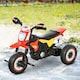 image 2 of HOMCOM Toddler Pedal Tricycle Ride-On Learning Music Lights 18-36 Months Red