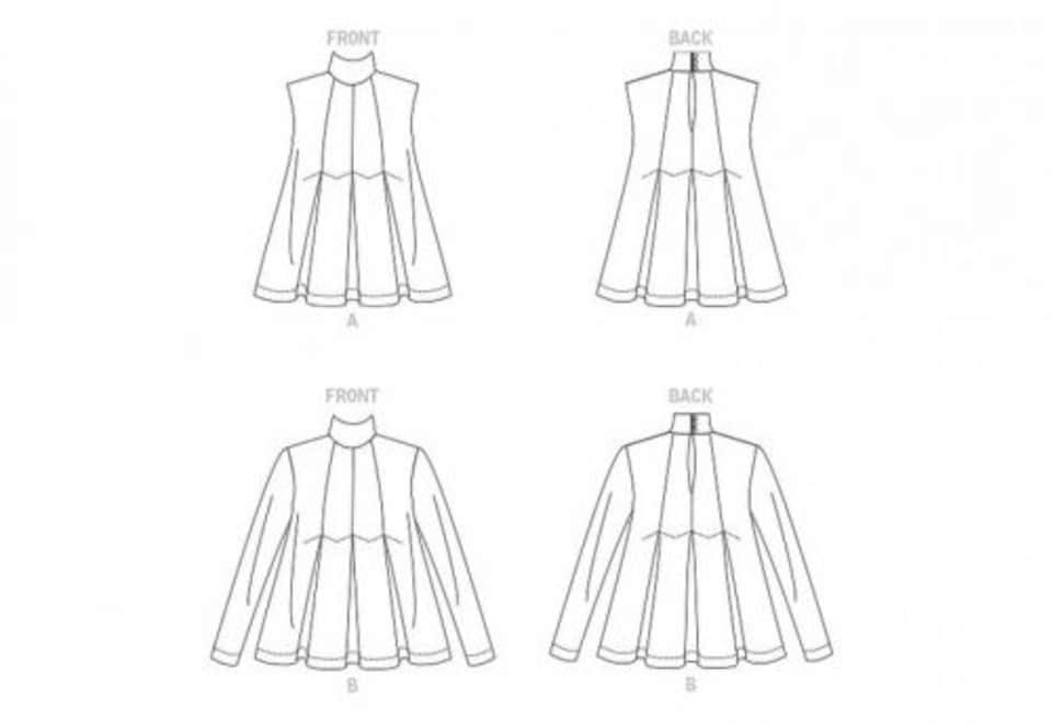 image 1 of Vogue 1909 Paper Sewing Pattern – Women’s Top, Size A (S–M–L–XL–XXL), Intermediate