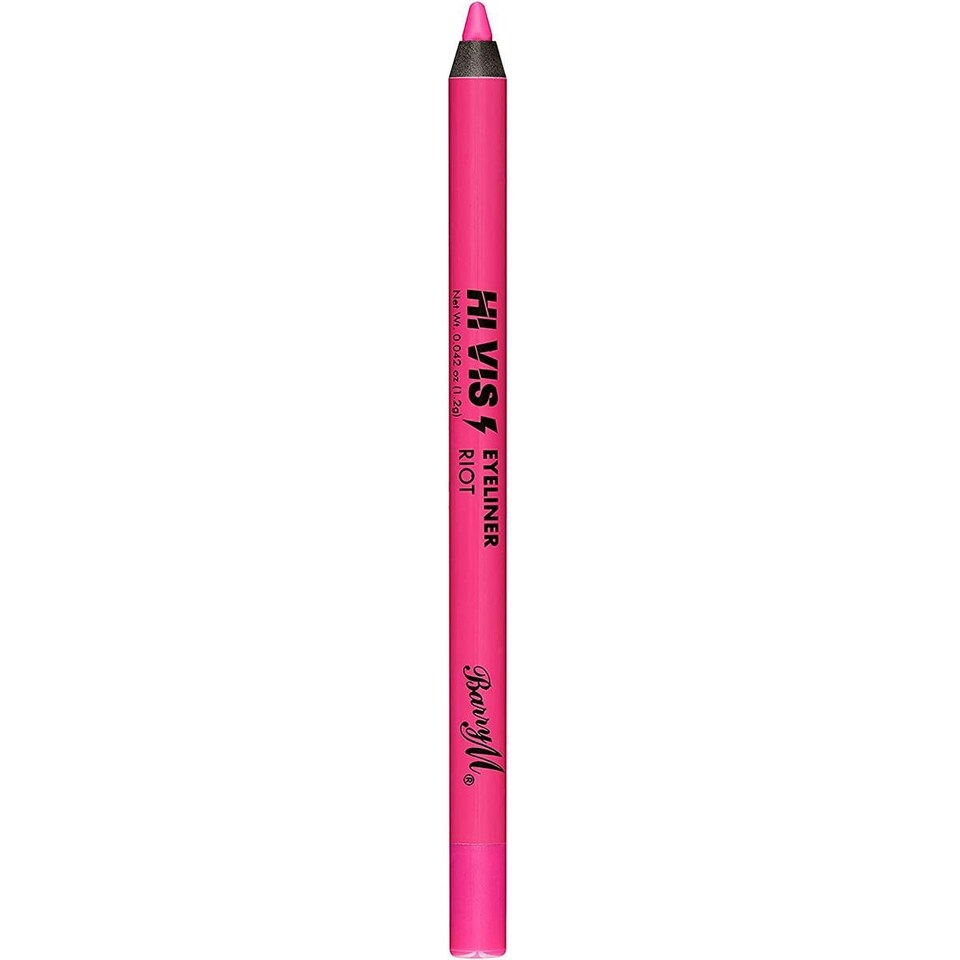 Barry M Hi Viz Neon Bold Waterproof Eyeliner - 3 Riot Pink Pink