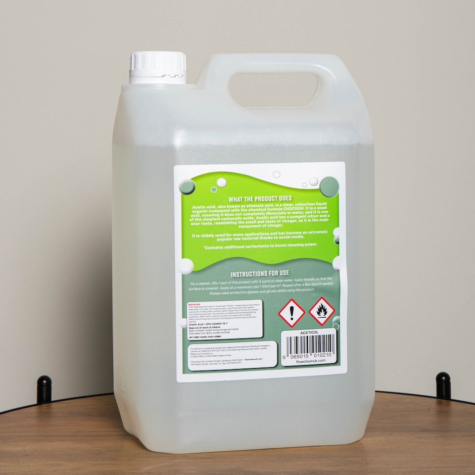 image 1 of 5 Litre Garden Patio Acetic Cleaner