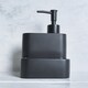 image 3 of OHS Kitchen Soap Dispenser Sponge Dish Scrub Holder Organiser | Black