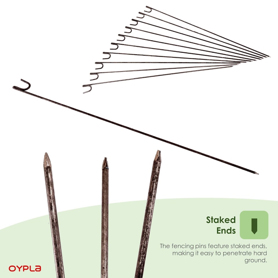 image 1 of Steel Barrier Fencing Pins 10mm x 1150mm Pack Of 10