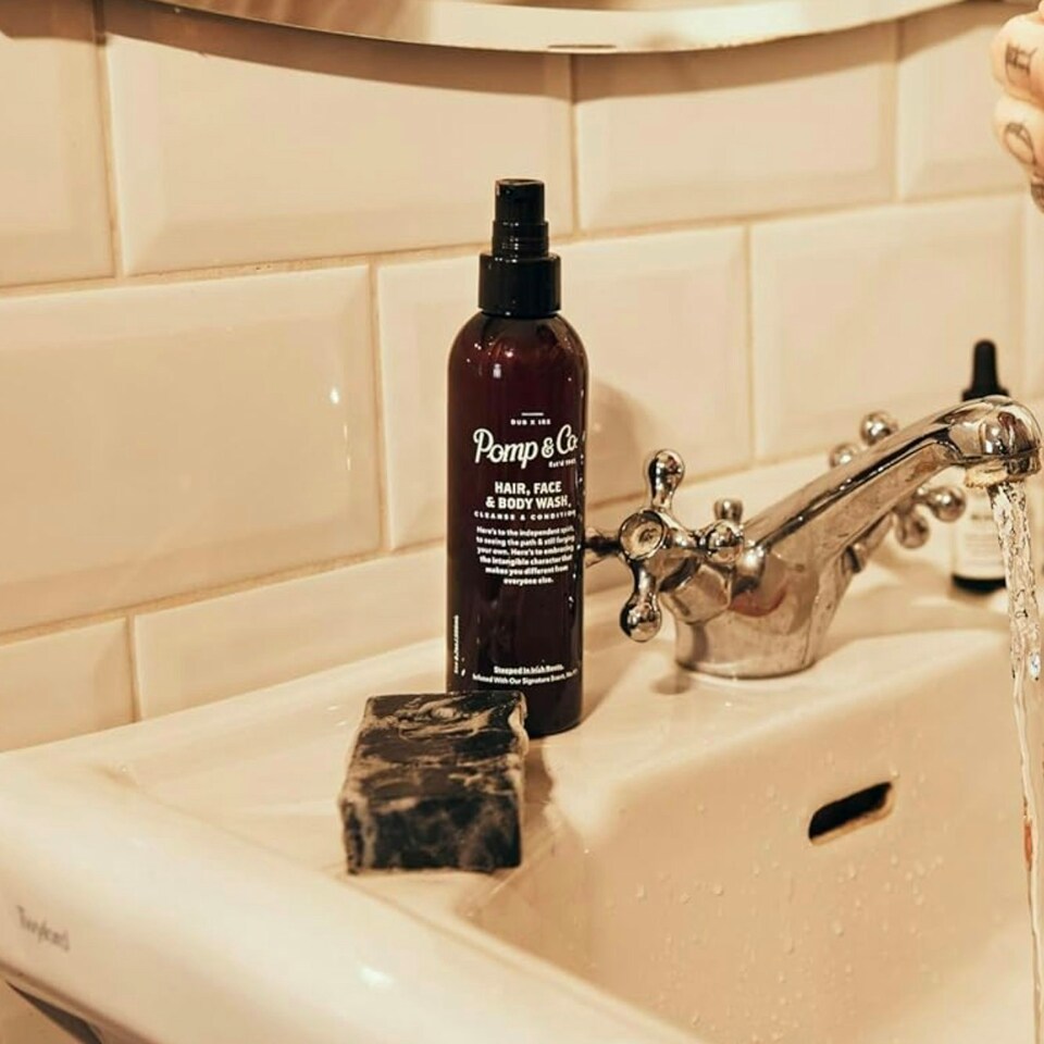 image 1 of Pomp & Co Hair Face and Body Wash 100ml