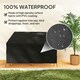 image 4 of Outsunny 2 Seater Rain Cover Garden Sofa Chair Protector 140x84x56/94 cm | Multi