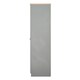 image 3 of Surrey Double Wardrobe in Dusk Grey & Bardolino Oak (Ready Assembled) | Grey | Dusk Grey & Bardolino Oak