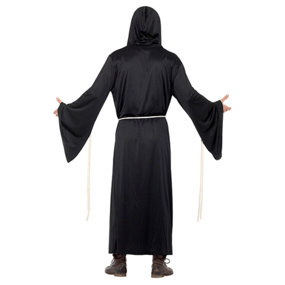 image 1 of Grim Reaper Dropped Sleeves Fancy Dress Costume Unisex Adult Medium