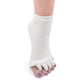image 4 of Pair of Foot Alignment Socks Designed to Relieve Foot Pain, White