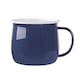 image 4 of Argon Tableware Coloured Enamel Belly Mugs - 375ml - Navy - Pack of 6 | Blue | Navy