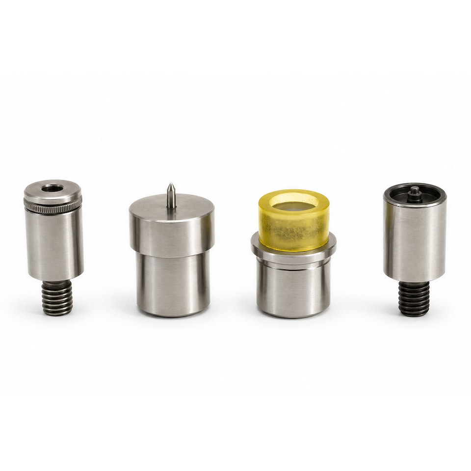 image 1 of 12mm Flat Cap S Spring Press Studs Setting Die Set Tool Kit for Jacket