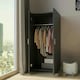 image 8 of Kids 2-Door  Wardrobe | Black | Unit Colour: Black