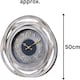 image 2 of Marco Paul 51cm Grey Abstract Wall Clock Grey
