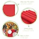 image 2 of Nicola Spring Cotton Fabric Placemats - Red - Pack of 6 | Red | Red