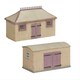 image 1 of Graham Farish Scenecraft Pagoda Shed & Store Salmon/Cream (Pre-Built)