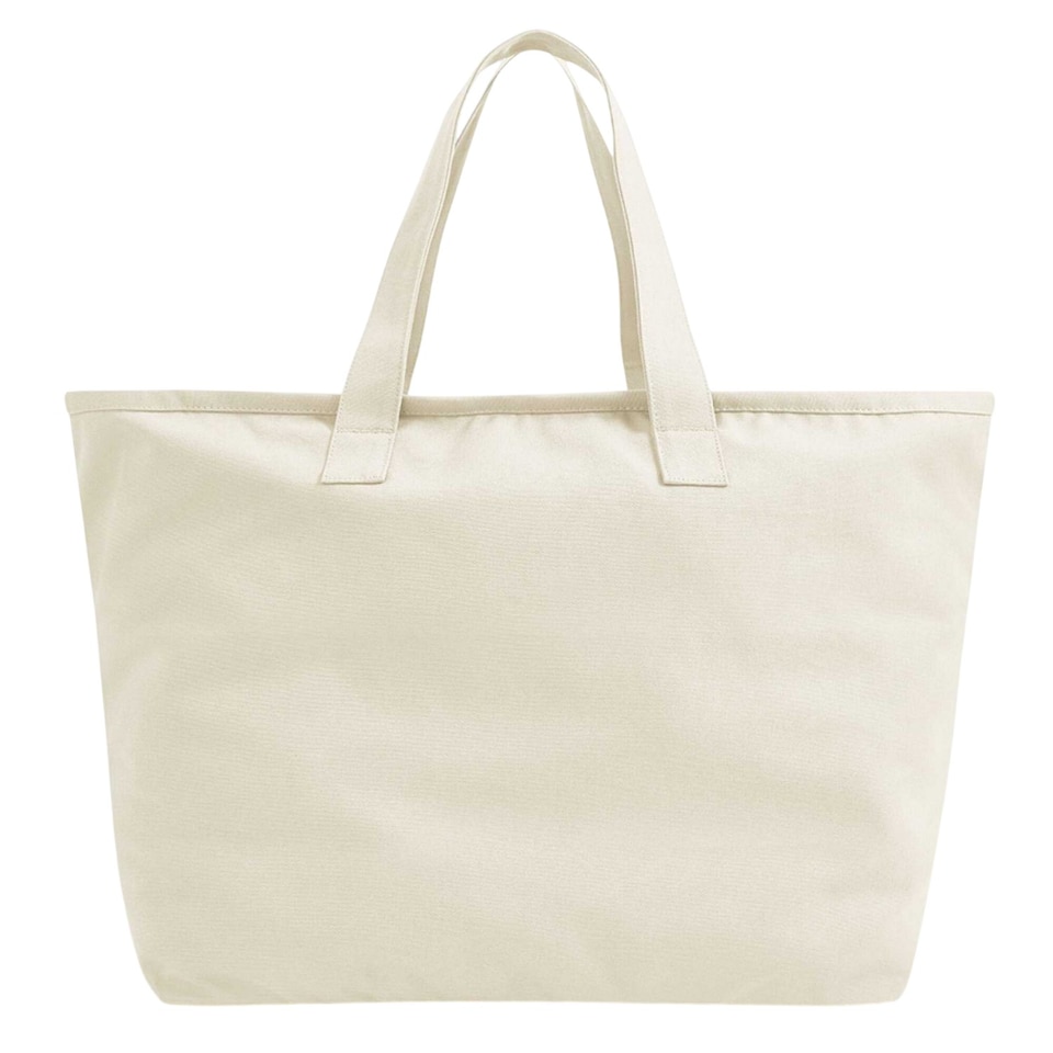 image 1 of Westford Mill Cotton Heavy Duty Tote Bag | Multi | Natural | One Size | 1