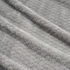 image 4 of OHS Luxury Large Waffle Honeycomb Mink Warm Throw - 125 x 150cm | Grey | Mid Grey