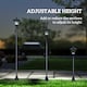 image 5 of Outsunny Outdoor Garden Solar Light with Base Freestanding Energy-saving Optical