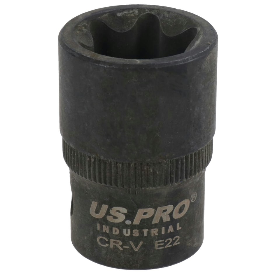 image 1 of E22 Female Impacted Impact Torx Star E Socket 1/2in Drive Shallow