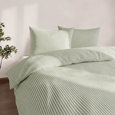 Martex Studio Edition Green Pinstripe Duvet Cover Set - King
