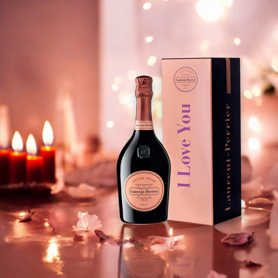 image 1 of Laurent Perrier Rose I Love You Tin Champagne 75cl