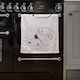 image 2 of Line art Illustration with Mystical and Celestial elements like stars, moon, sun and planets (Kitchen Towel)