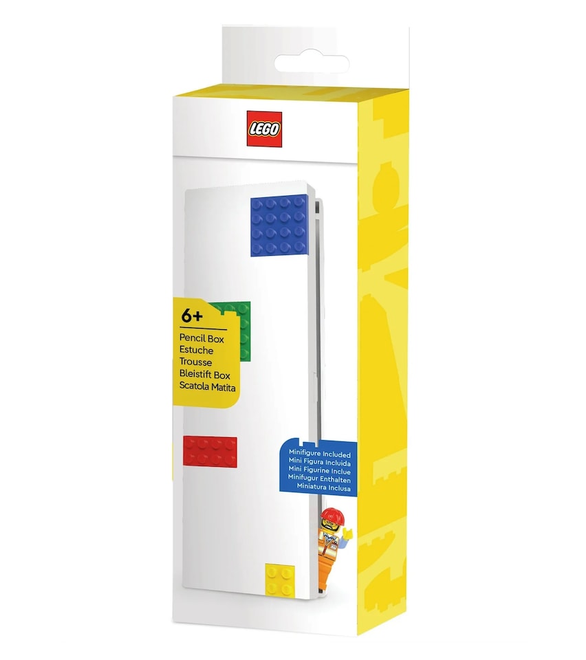 image 1 of LEGO Pencil Storage Box with Minifigure