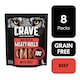 image 1 of 8 x 50g Crave Natural Grain Free Meaty Rolls Adult Dog Treats Beef Dog Chews