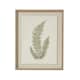 image 1 of Fern Art on Texture-Torn Paper with Beaded Frame - Glass - L2 x W40 x H50 cm - White | Brown | Not provided