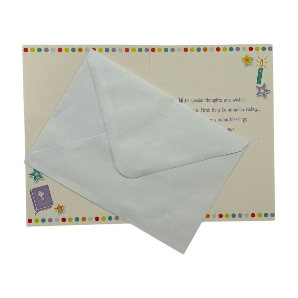 image 1 of For Son First Holy Communion Religious Greeting Card