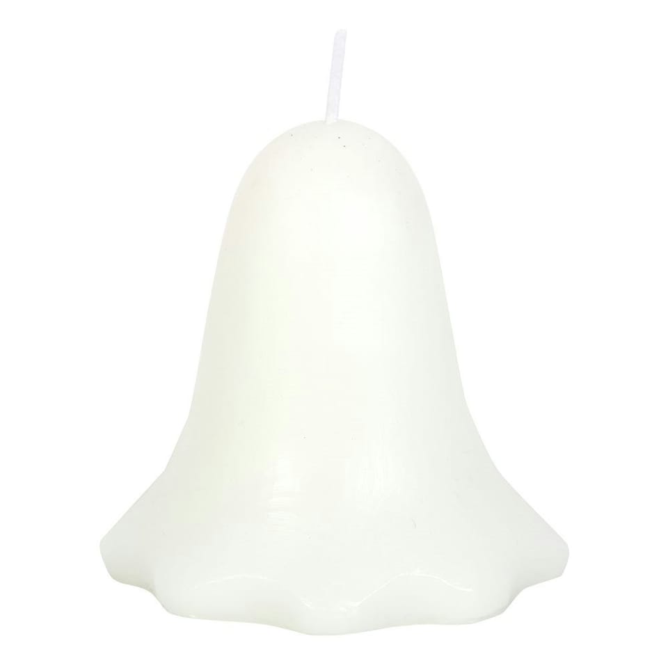 image 1 of Something Different Unscented Ghost Candle - White - One Size