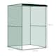image 5 of Outsunny Fruit Cage 1.2x1.2x1.8m, Zipped Door, Anti-Bird Net, Dark Green