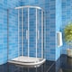 image 4 of Aica Bathrooms 1000x800x1850mm Quadrant Shower Enclosure Walk In Corner Cubicle Glass Screen Door | Chrome