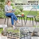 image 6 of Outsunny 3-Piece Outdoor Bistro Set Patio Furniture for Garden, Balcony