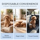 image 6 of PawHut Dog Diapers Super Absorbent for Male Dogs Size S