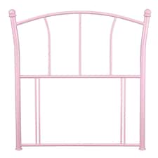 3ft single size pink metal headboard bed head end. pink, steel tubular Pink | 3ft Single