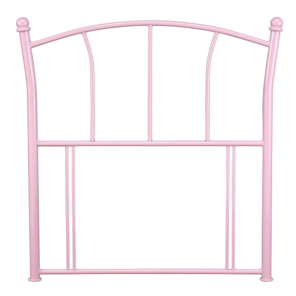 3ft single size pink metal headboard bed head end. pink, steel tubular Pink | 3ft Single