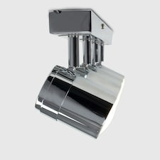 ValueLights Modern 4 Way Straight Bar Ceiling Spotlight Fitting Polished Chrome Finish | Chrome